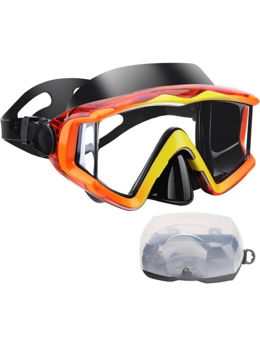 Anti-Fog Diving Mask for Adults - Snorkel & Swim Goggles, Scuba Dive Gear